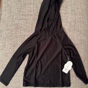 Wonder NationBlack Hooded Kids Guard Swim